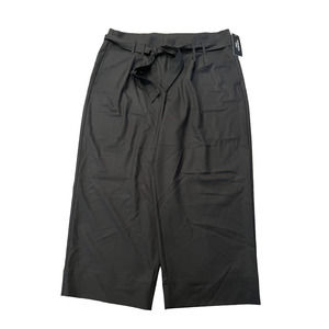 3/$15 Fundamental Things Black Pants Belted Tie Front Dressy 16 Cropped Plus